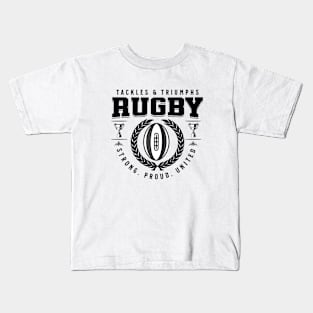 Rugby glory, tackles & triumphs collection Kids T-Shirt